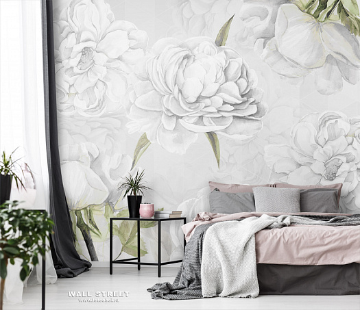 Фотообои в интерьере артикул La Fioritura 26, LA FIORITURA, Wall street