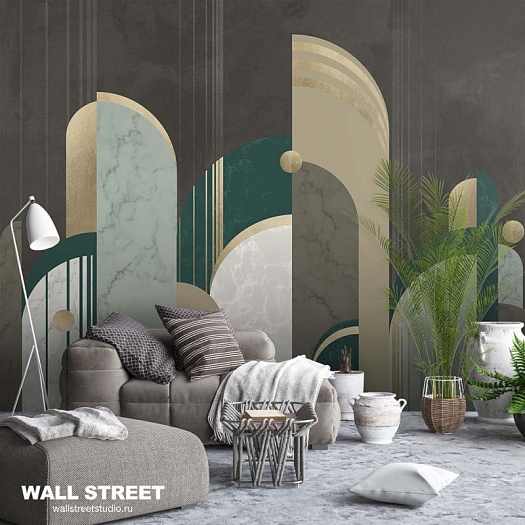 Фотообои в интерьере артикул Deco 2, DECO, Wall street Фотообои в интерьере артикул Deco 2, DECO, Wall street